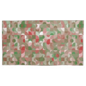 Groovy Boho Mod Retro Geometric Kerstmis Kussensloop (Voorkant-Links)