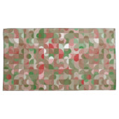 Groovy Boho Mod Retro Geometric Kerstmis Kussensloop (Voorkant-Rechts)