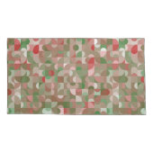 Groovy Boho Mod Retro Geometric Kerstmis Kussensloop (Achterkant-Links)