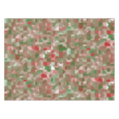 Groovy Boho Mod Retro Geometric Kerstmis Tafelkleed (Voorkant (Horizontaal))