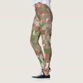 Groovy Boho Mod Retro Geometrische kerstLeggings Leggings (Links)