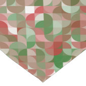 Groovy Boho Mod Retro Geometrische Kerstmis Lange Tafelloper (Hoek)