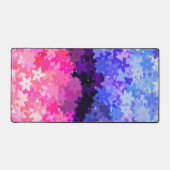 Groovy Boho Quirk Retro Bloem Omniseksueel Pride Bureaumat (Voorkant)