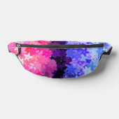 Groovy Boho Quirk Retro Bloem Omniseksueel Pride Heuptasje (Liggend)