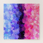 Groovy Boho Quirk Retro Bloem Omniseksueel Pride Legpuzzel (Horizontaal)