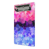 Groovy Boho Quirk Retro Bloem Omniseksueel Pride Mini Klembord (Angled2)