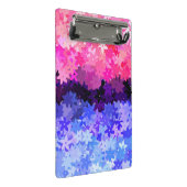 Groovy Boho Quirk Retro Bloem Omniseksueel Pride Mini Klembord (Schuin)