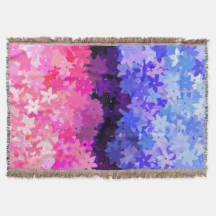 Groovy Boho Quirky Retro Bloemige Omniseksuele Pri Deken
