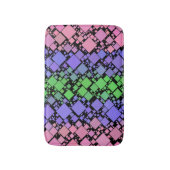 Groovy Boho Retro Mod Geometrische Trigender Pride Badmat (Voorkant Verticaal)