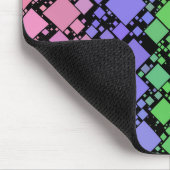 Groovy Boho Retro Mod Geometrische Trigender Pride Muismat (Hoek)