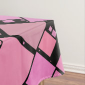 Groovy Boho Retro Mod Geometrische Trigender Pride Tafelkleed (Voorbeeld)