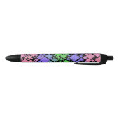 Groovy Boho Retro Mod Geometrische Trigender Pride Zwarte Inkt Pen (Bodem)