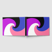 Groovy Boho Spiraal Abstract Genderfluid Pride Fla Gastenboek (Volledig)