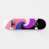 Groovy Boho Spiraal Abstract Genderfluid Pride Fla Persoonlijk Skateboard (Horizontaal)