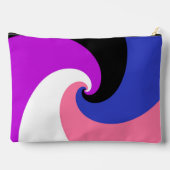 Groovy Boho Spiraal Abstract Genderfluid Pride Vla Etui (Achterkant)