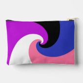 Groovy Boho Spiraal Abstract Genderfluid Pride Vla Etui (Achterkant)