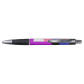 Groovy Boho Spiraal Abstract Genderfluid Pride Vla Pen (Achterkant)