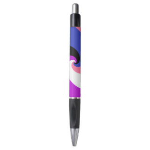 Groovy Boho Spiraal Abstract Genderfluid Pride Vla Pen