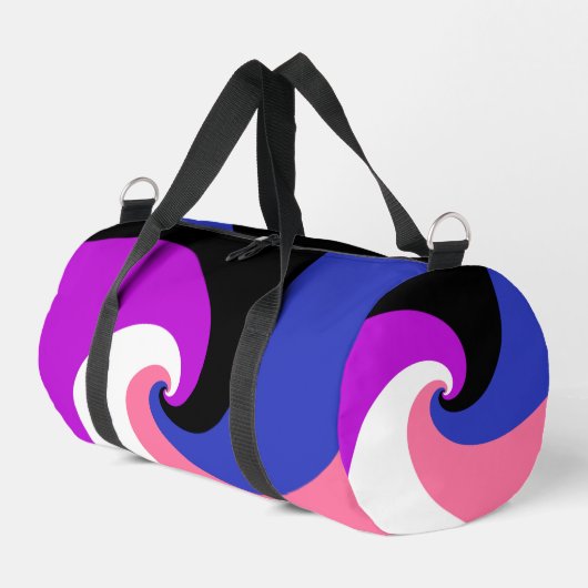 Groovy Boho Spiraal Abstract Genderfluid Pride Vla Plunjezak (Linkerhoek)