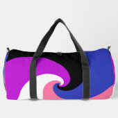 Groovy Boho Spiraal Abstract Genderfluid Pride Vla Plunjezak (Achterkant)