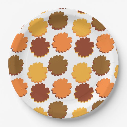 Groovy Boho Sweet Daisy Papieren Bordje (Voorkant)