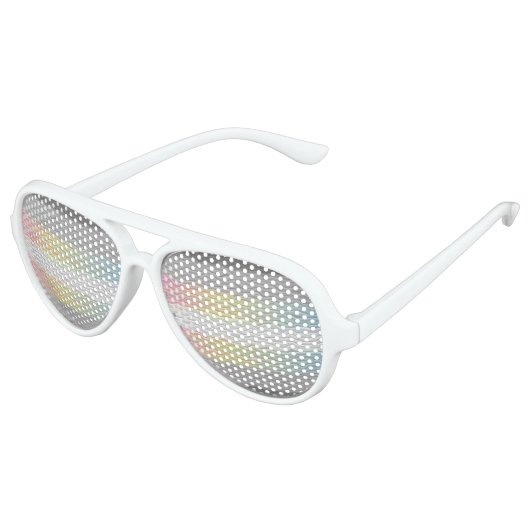 Groovy Boho Trippy Abstract Demifluid Pride Flag Aviator Zonnebril (Gekanteld)