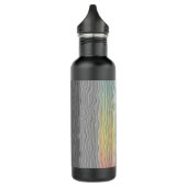 Groovy Boho Trippy Abstract Demifluid Pride Flag Waterfles (Links)