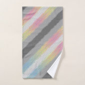 Groovy Boho Trippy Abstract Demifluid Pride Vlag Bad Handdoek (Handdoek)