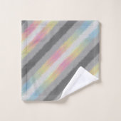Groovy Boho Trippy Abstract Demifluid Pride Vlag Bad Handdoek (Wasdoekje)