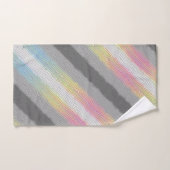 Groovy Boho Trippy Abstract Demifluid Pride Vlag Bad Handdoek (Handdoek)