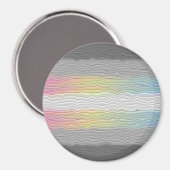 Groovy Boho Trippy Abstract Demifluid Pride Vlag Magneet (Voorkant / Achterkant)