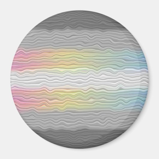 Groovy Boho Trippy Abstract Demifluid Pride Vlag Magneet (Voorkant)
