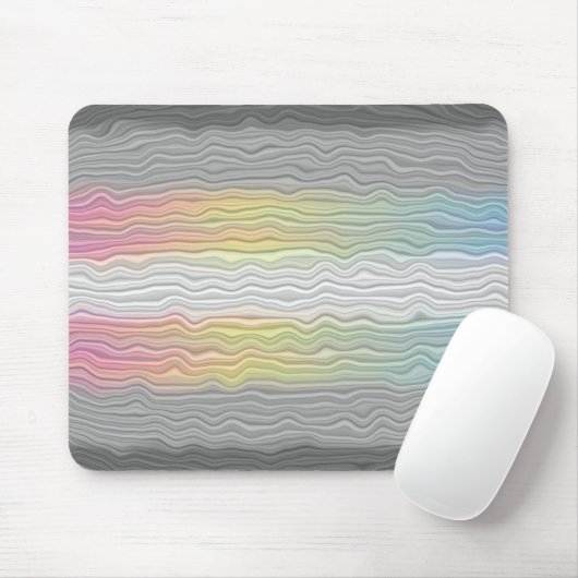 Groovy Boho Trippy Abstract Demifluid Pride Vlag Muismat (Met muis)