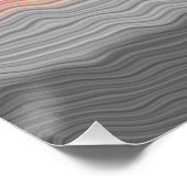 Groovy Boho Trippy Abstract Demifluid Pride Vlag Perfect Poster (Hoek)