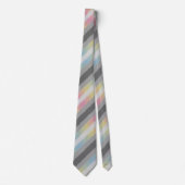 Groovy Boho Trippy Abstract Demifluid Pride Vlag Stropdas (Voorkant)