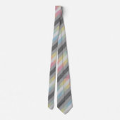 Groovy Boho Trippy Abstract Demifluid Pride Vlag Stropdas (Achterkant)