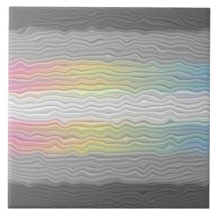 Groovy Boho Trippy Abstract Demifluid Pride Vlag Tegeltje