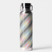 Groovy Boho Trippy Abstract Demifluid Pride Vlag Waterfles (Achterkant)