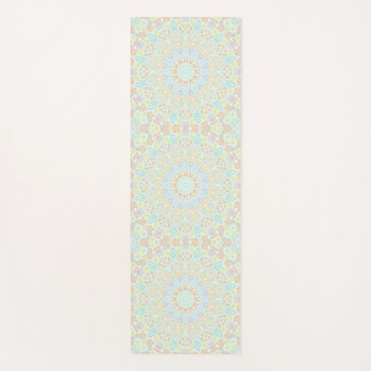 Groovy Boho Trippy Eigenzinnige Kleurrijke Pastel  Yogamat (Voorkant)