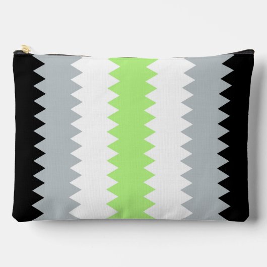 Groovy Boho ZigZag Abstract Agender Pride Vlag Etui (Voorkant)