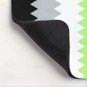 Groovy Boho ZigZag Abstract Agender Pride Vlag Muismat (Hoek)