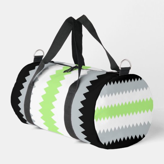 Groovy Boho ZigZag Abstract Agender Pride Vlag Plunjezak (Linkerhoek)