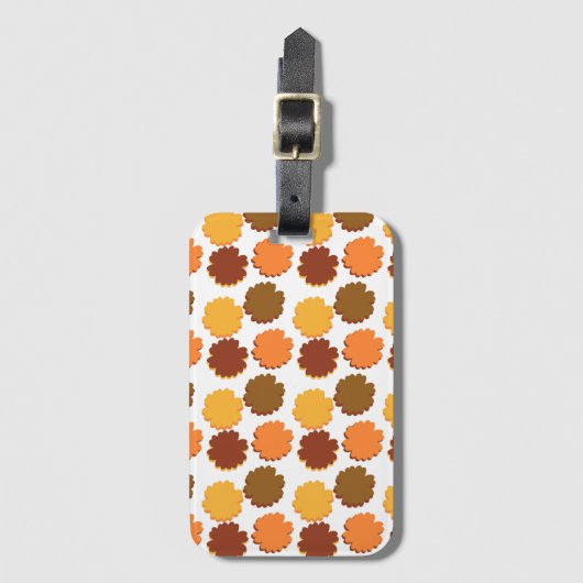 Groovy Boho Zoete Madelief Bagagelabel (Voorkant (verticaal))