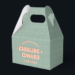 Groovy Bold Blauw Roze Rood Funky Bedankdoosjes<br><div class="desc">Groovy Bold Blauw rozeRood Funky</div>