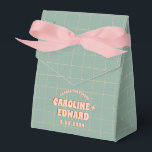 Groovy Bold Blauw Roze Rood Funky Bedankdoosjes<br><div class="desc">Groovy Bold Blauw rozeRood Funky</div>