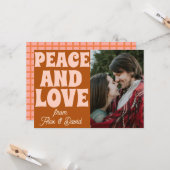 Groovy Bold Funky Christmas vrolijk en helder Kaart (Voorkant / Achterkant in situ)