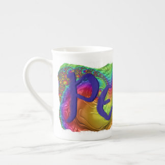 Groovy Bone China Peace Mok