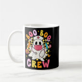 Groovy Boo Boo Crew Nurse Funny Ghost Women Hallow Koffiemok (Links)