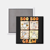 Groovy Boo Boo Crew Nurse Funny Ghost Women Hallow Magneet (Voorkant / Achterkant)