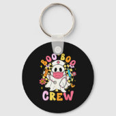 Groovy Boo Boo Crew Nurse Funny Ghost Women Hallow Sleutelhanger (Voorkant)